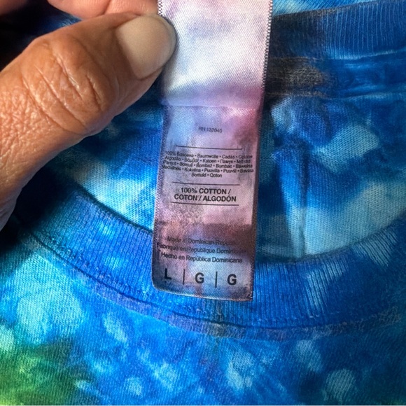 Many Colors Tie Dye T-Shirts Kids & Adult 100% Pre-Shrunk Cotton Colortone - Picture 4 of 4